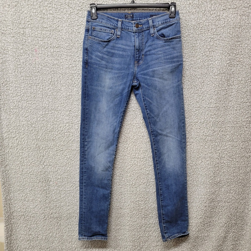 J.Crew Flex Slim Jeans Mens 29x32 Medium Wash Blue Stretch Denim Pants
